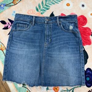 Old Navy  Blue Jean Mini Skirt